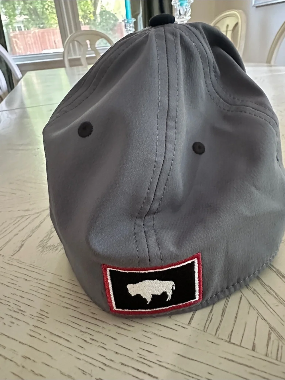 Under Armour Jackson Hole Wyoming Gray and Black Baseball Cap with Red Logo